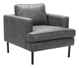 ZUO Decade Armchair Vintage Gray