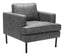 ZUO Decade Armchair Vintage Gray