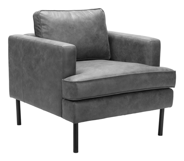ZUO Decade Armchair Vintage Gray