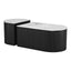 ZUO Ormara Coffee Table Set (2-Piece) White & Black