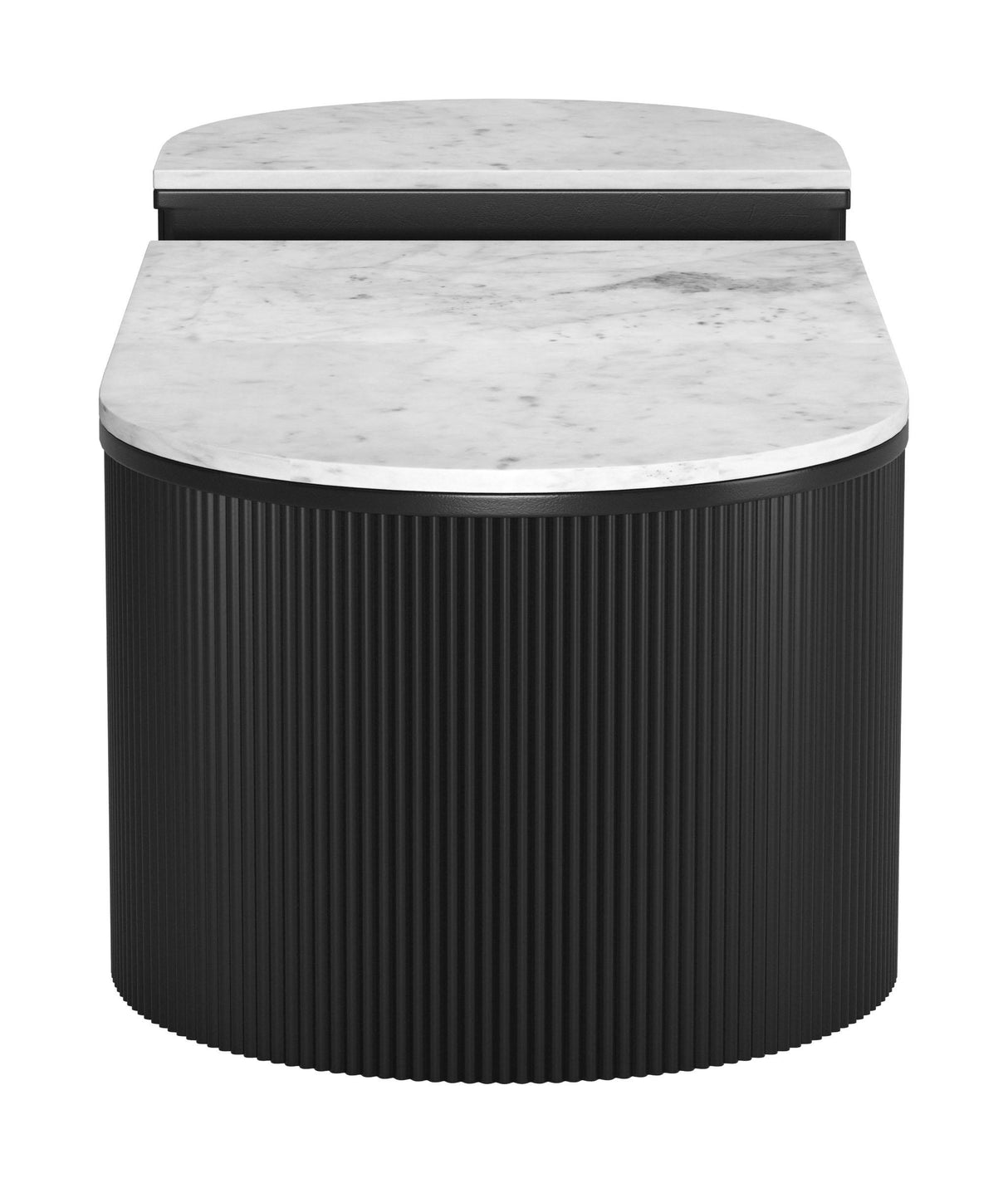 ZUO Ormara Coffee Table Set (2-Piece) White & Black