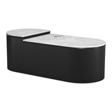ZUO Ormara Coffee Table Set (2-Piece) White & Black