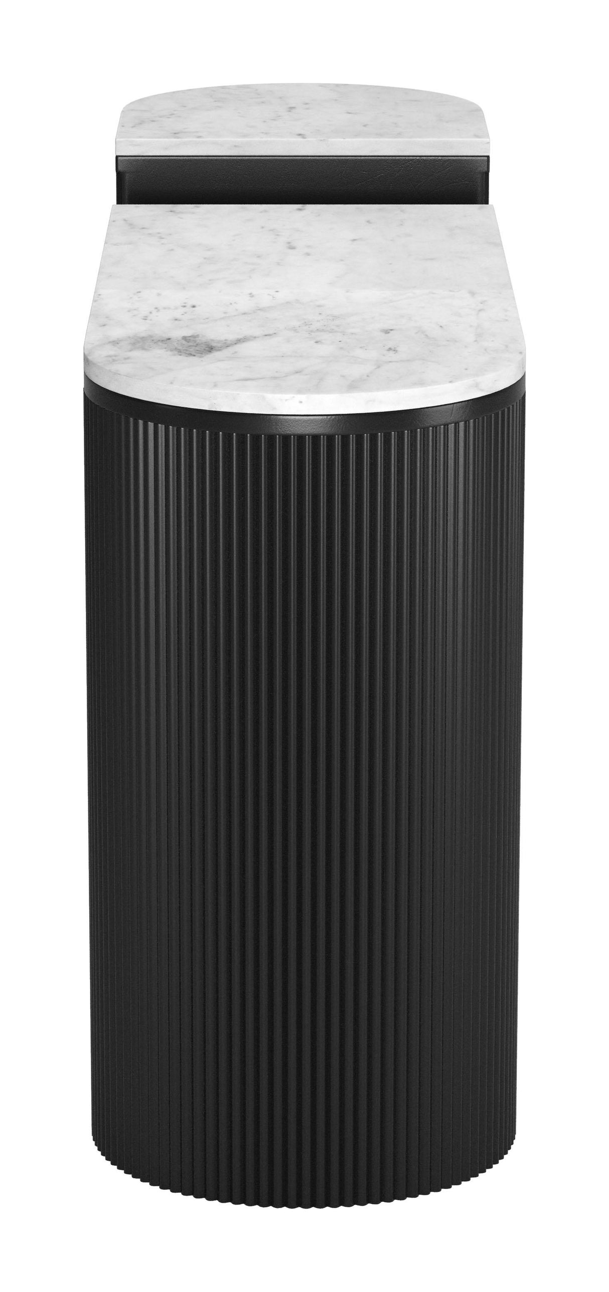 ZUO Ormara Console Table Set (2-Piece) White & Black