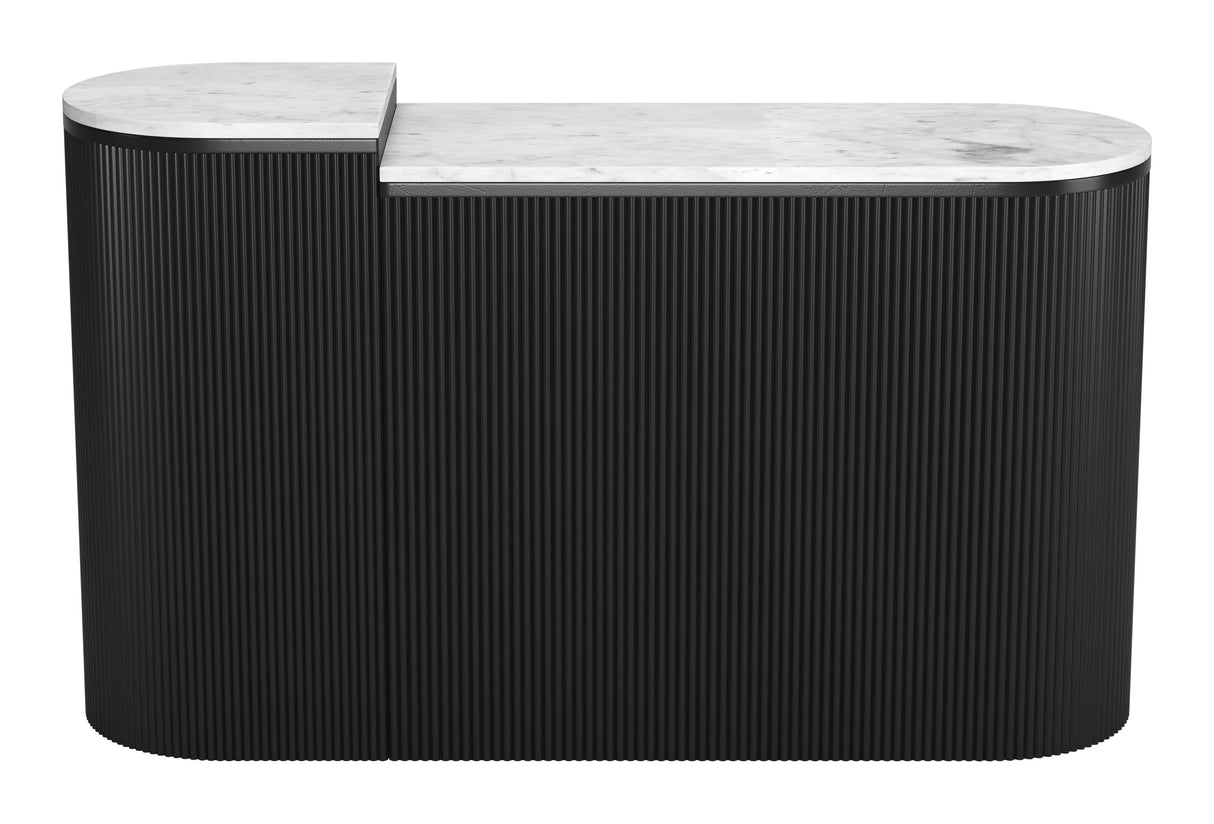 ZUO Ormara Console Table Set (2-Piece) White & Black