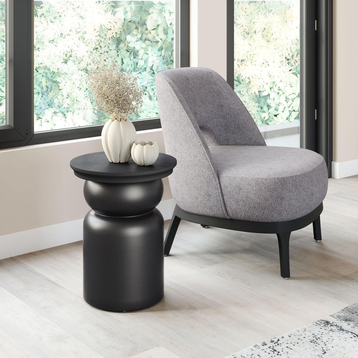 ZUO Colombo Side Table Black