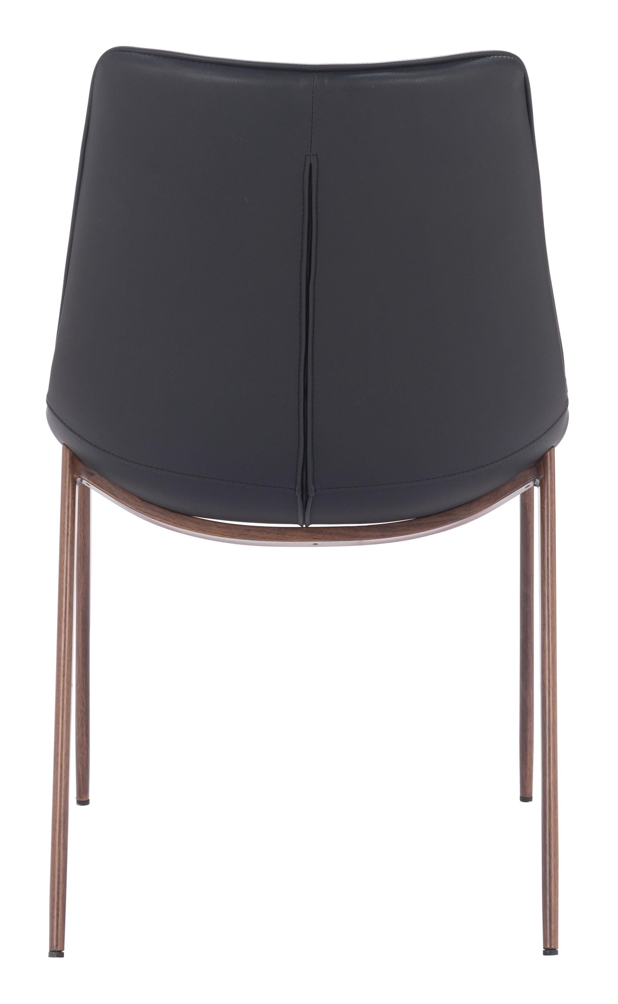 ZUO Magnus Dining Chair (Set of 2) Black & Walnut