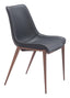 ZUO Magnus Dining Chair (Set of 2) Black & Walnut