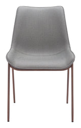 ZUO Magnus Dining Chair (Set of 2) Slate Gray & Walnut