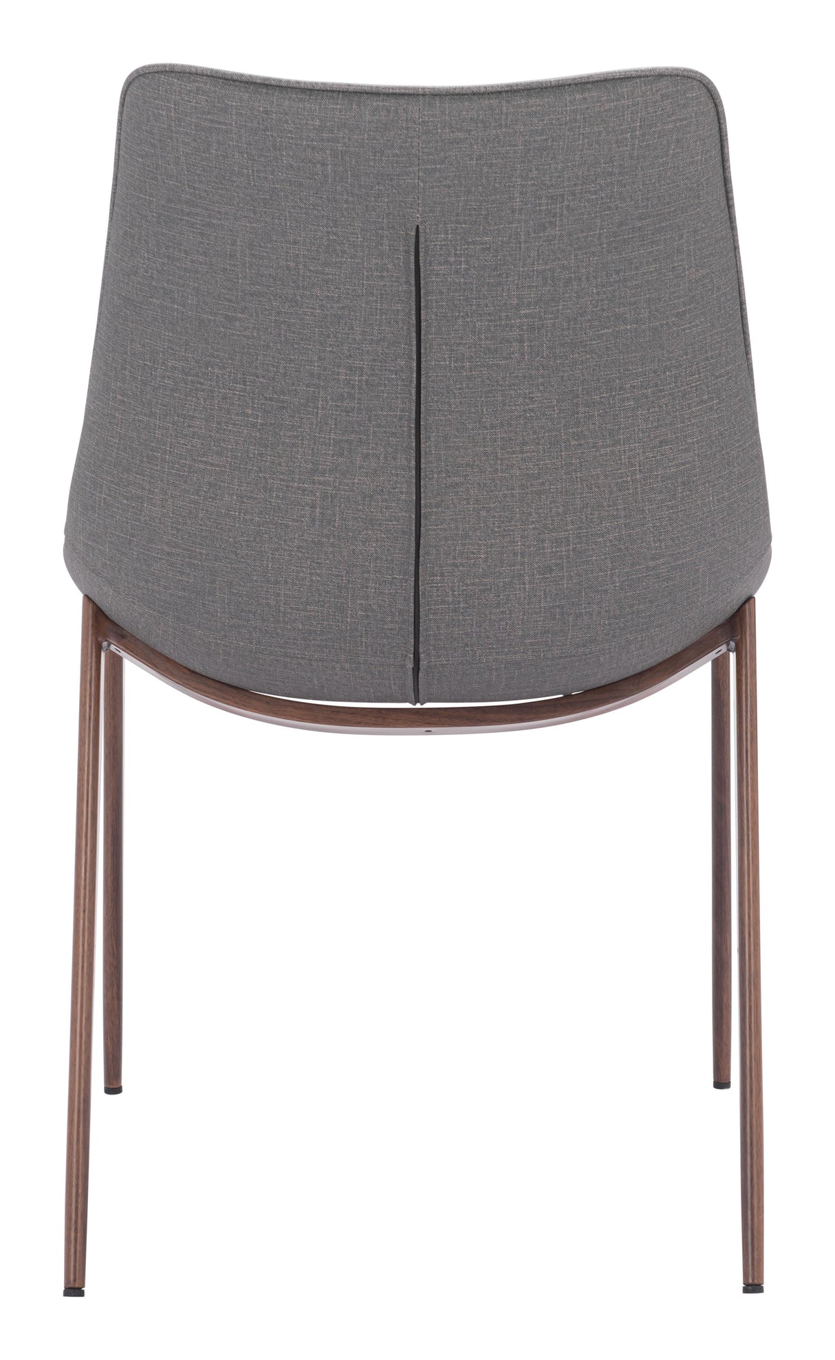 ZUO Magnus Dining Chair (Set of 2) Slate Gray & Walnut