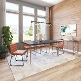 ZUO Nida Dining Table Black & Bronze