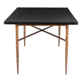 ZUO Nida Dining Table Black & Bronze