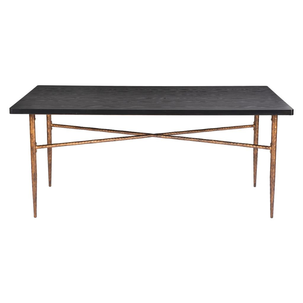 ZUO Nida Dining Table Black & Bronze