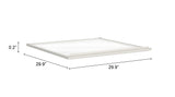 ZUO Zuo Adjustable Shelf Light Gray