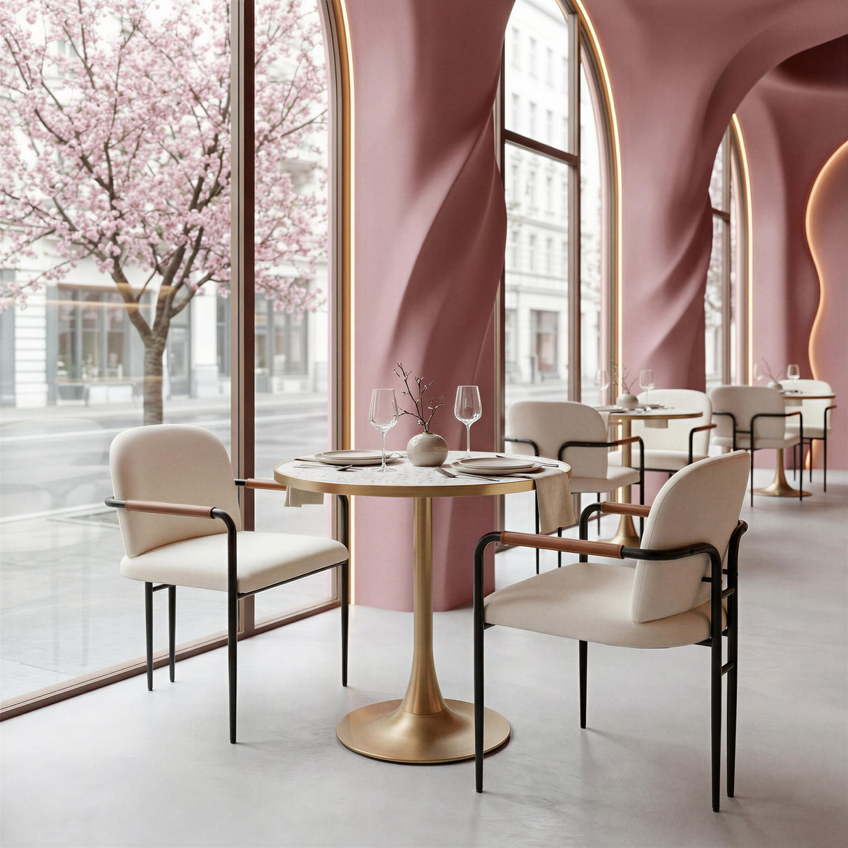 ZUO Sibu Dining Chair Cream