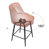 ZUO Keppel Swivel Counter Stool Brown