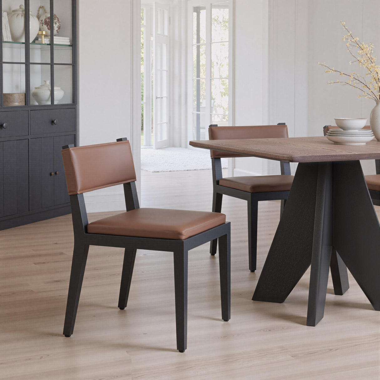 ZUO Roxas Dining Chair (Set of 2) Brown