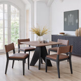 ZUO Roxas Dining Chair (Set of 2) Brown