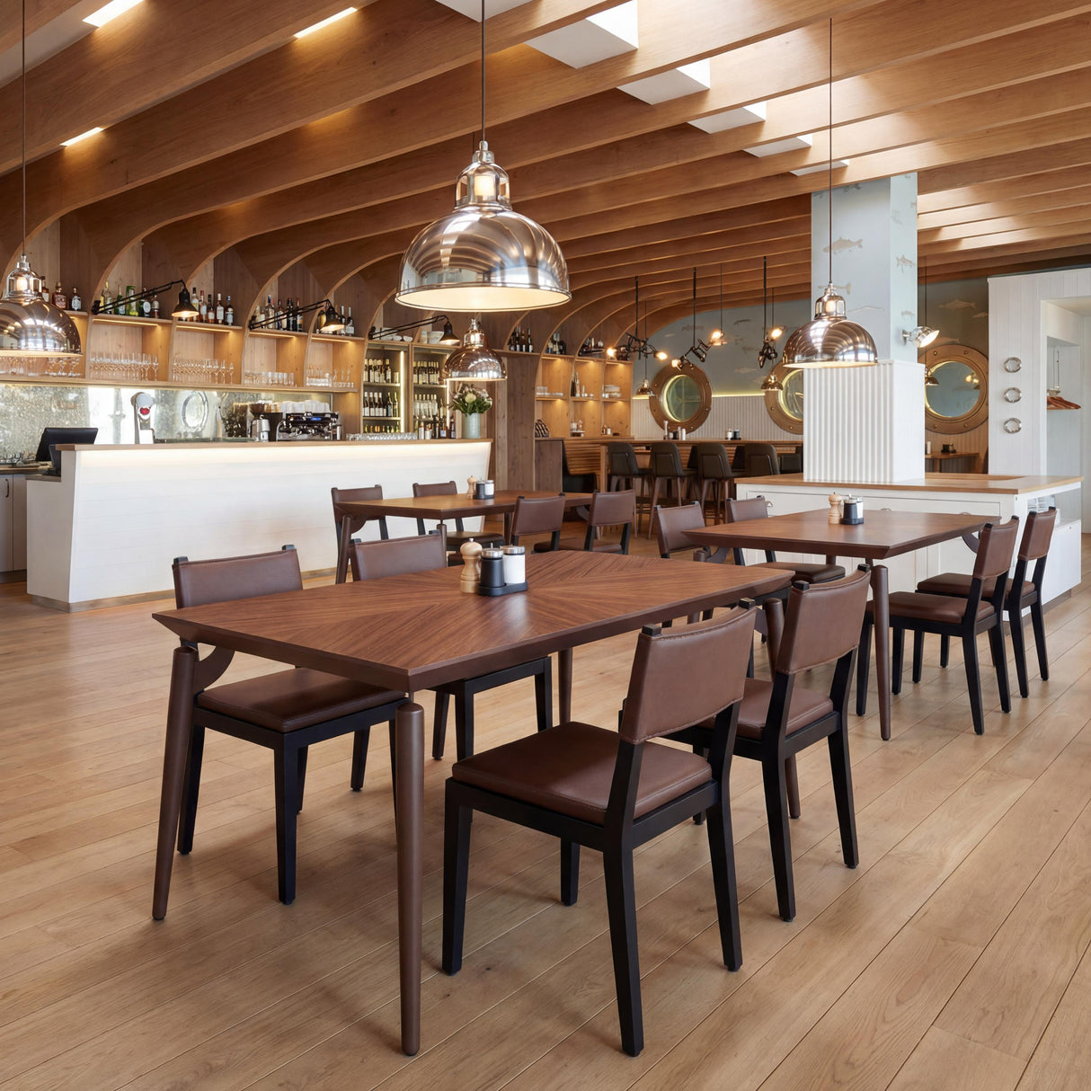 ZUO Roxas Dining Chair (Set of 2) Brown