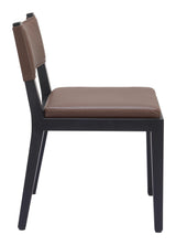 ZUO Roxas Dining Chair (Set of 2) Brown