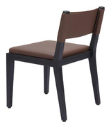 ZUO Roxas Dining Chair (Set of 2) Brown