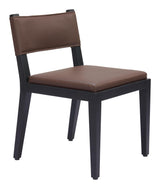 ZUO Roxas Dining Chair (Set of 2) Brown