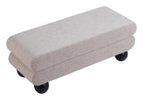 ZUO Davao Bench Gray