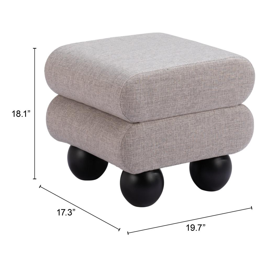 ZUO Davao Ottoman Gray