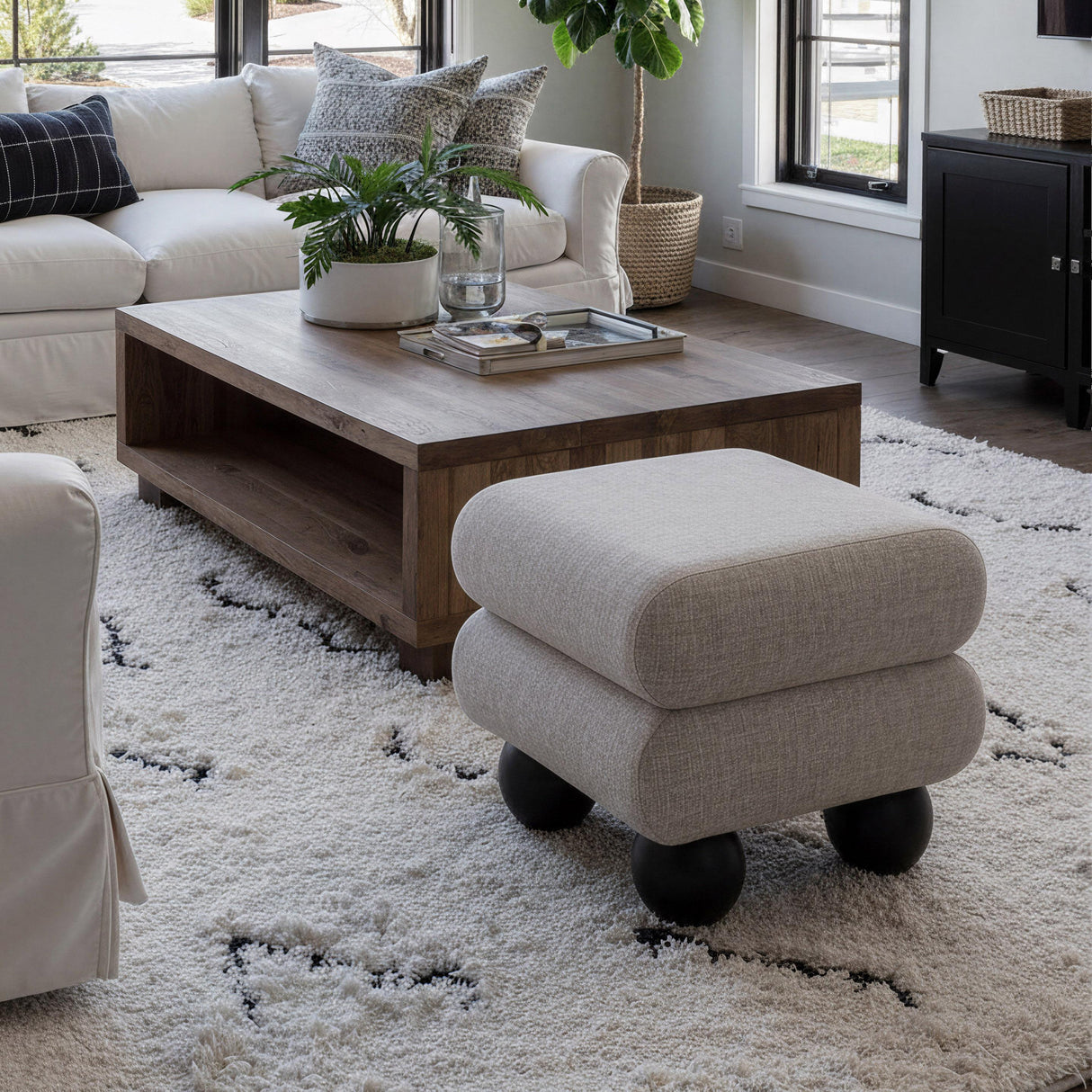 ZUO Davao Ottoman Gray