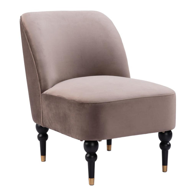 ZUO Bintulu Accent Chair Taupe