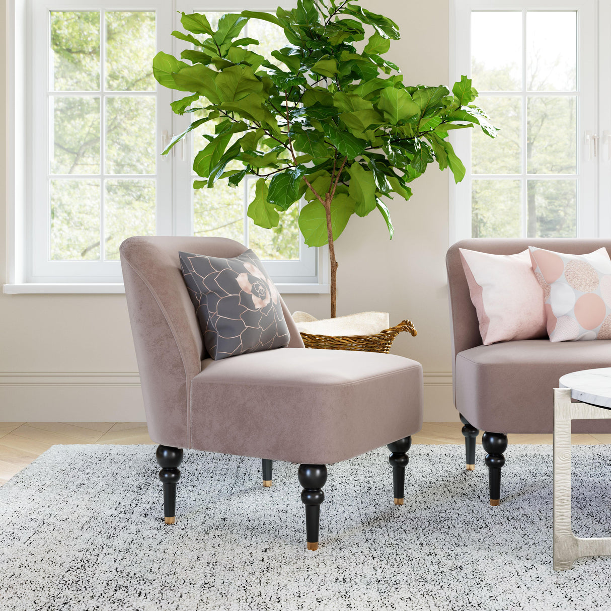 ZUO Bintulu Accent Chair Taupe