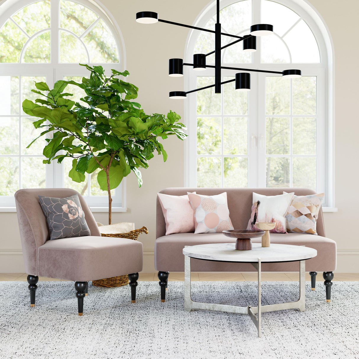 ZUO Bintulu Accent Chair Taupe