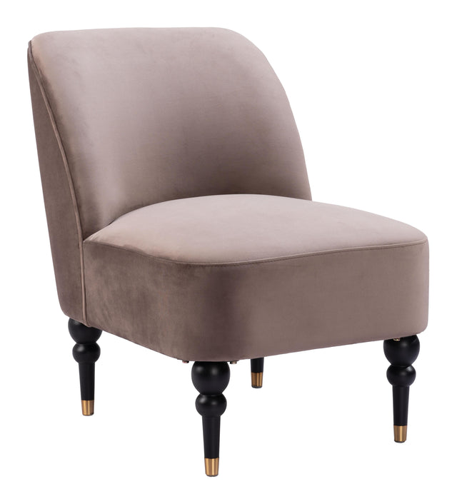 ZUO Bintulu Accent Chair Taupe
