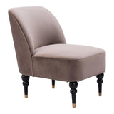 ZUO Bintulu Accent Chair Taupe