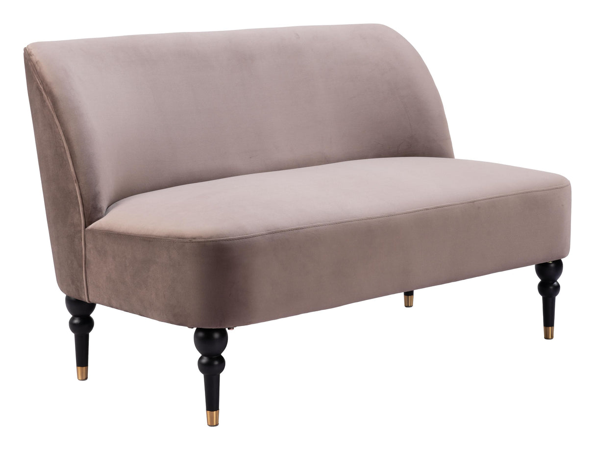 ZUO Bintulu Loveseat Taupe