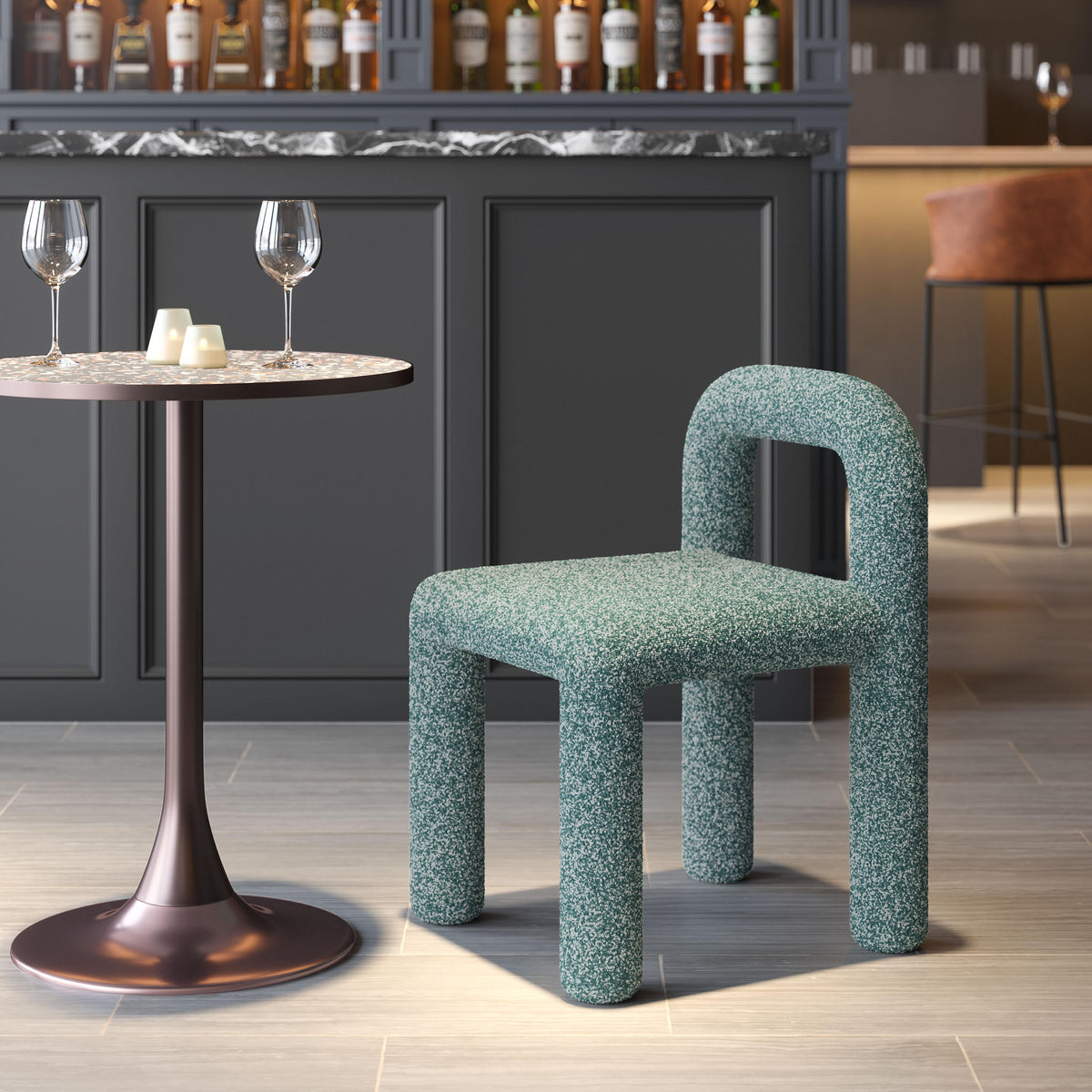 ZUO Arum Dining Chair (Set of 2) Snowy Green