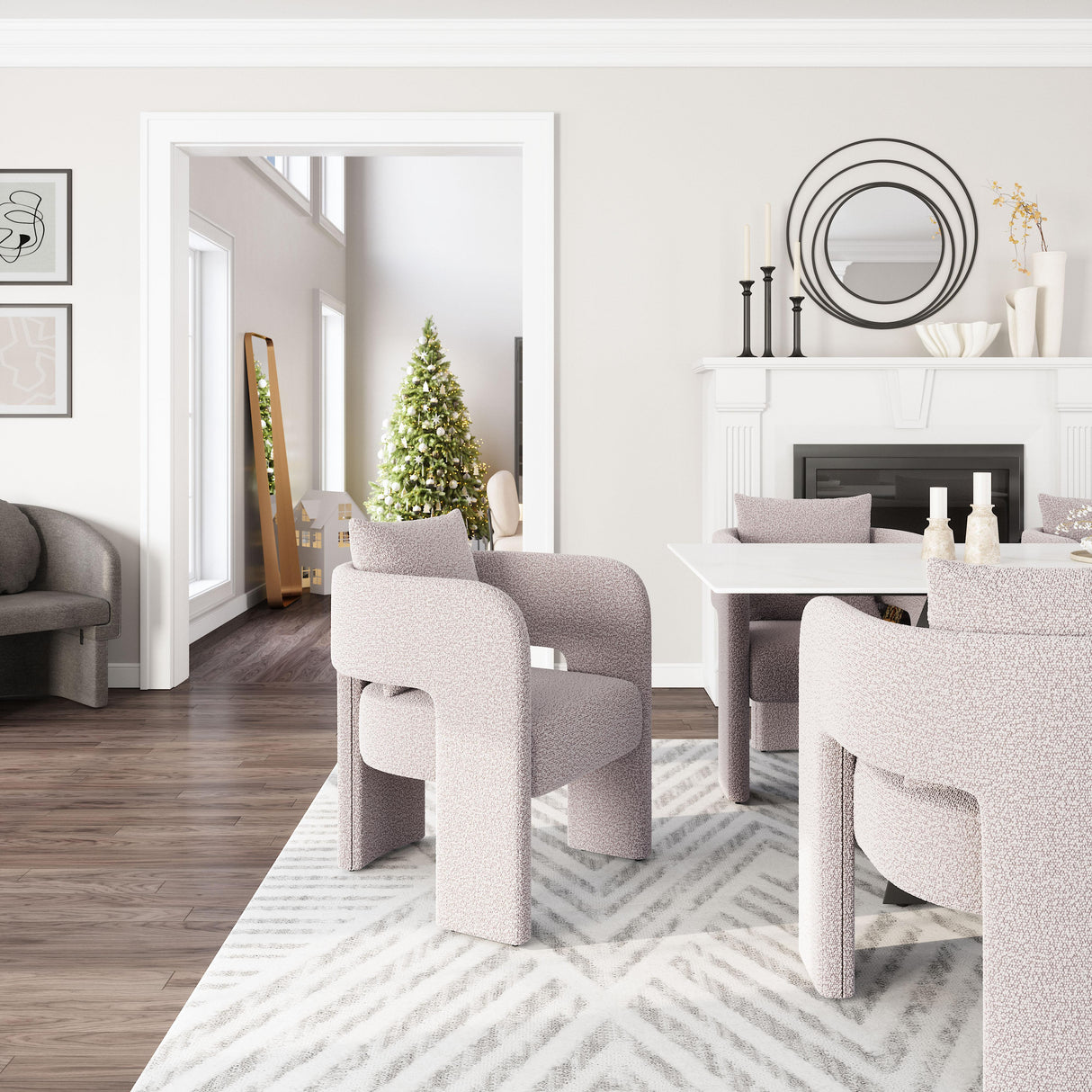 ZUO Melilla Dining Chair Misty Gray