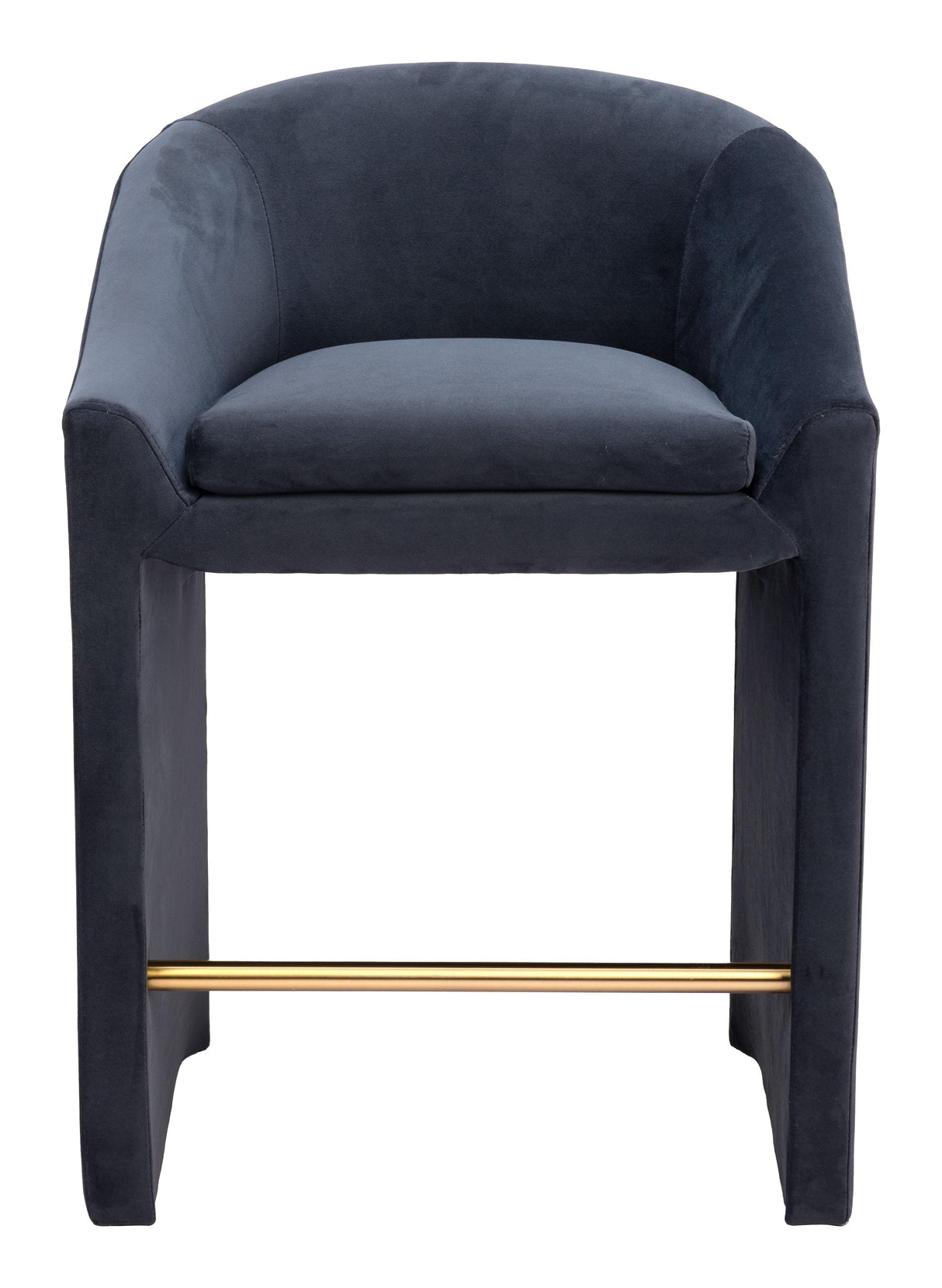 ZUO Emas Counter Stool Midnight Gray