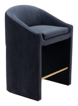 ZUO Emas Counter Stool Midnight Gray