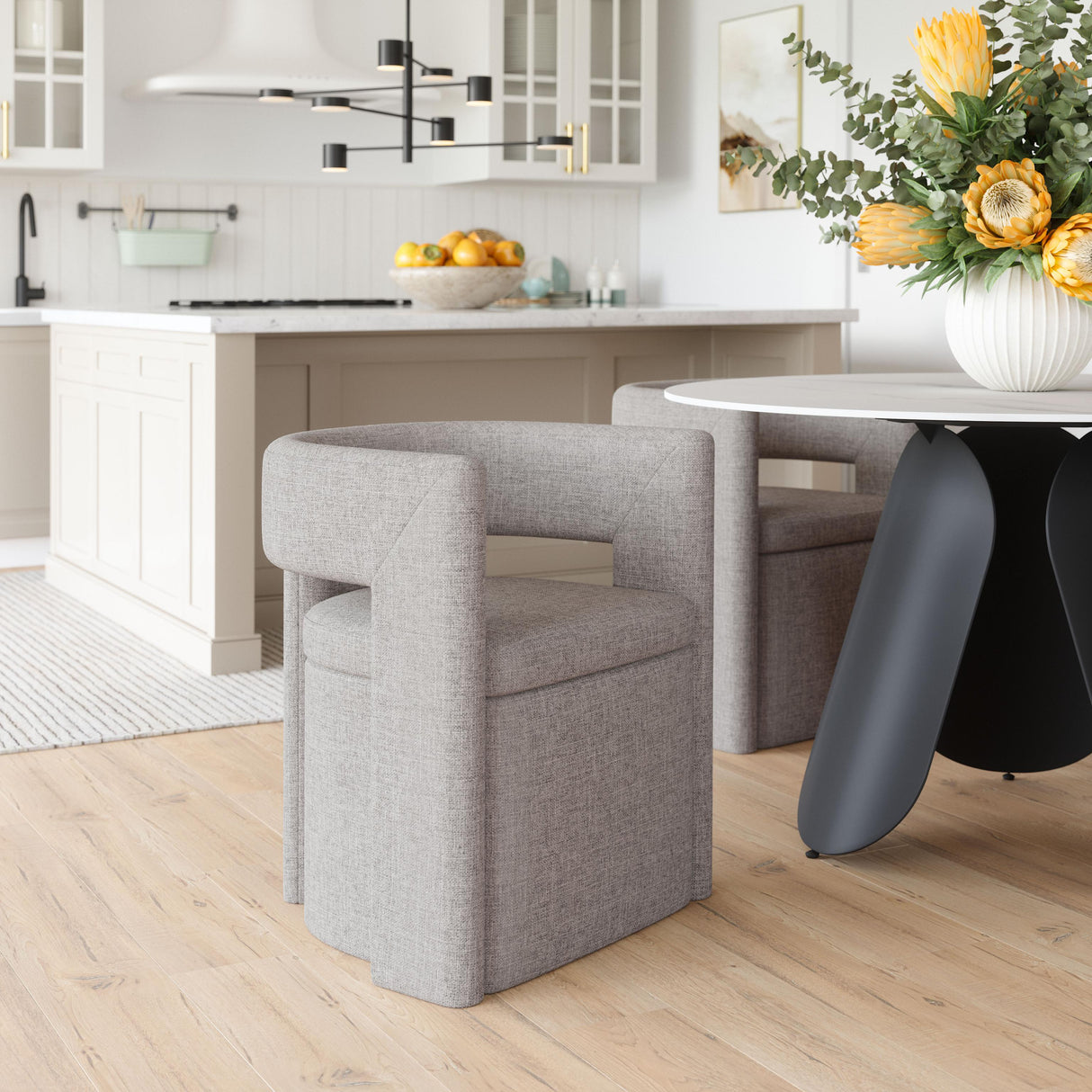 ZUO Papua Dining Chair Gray
