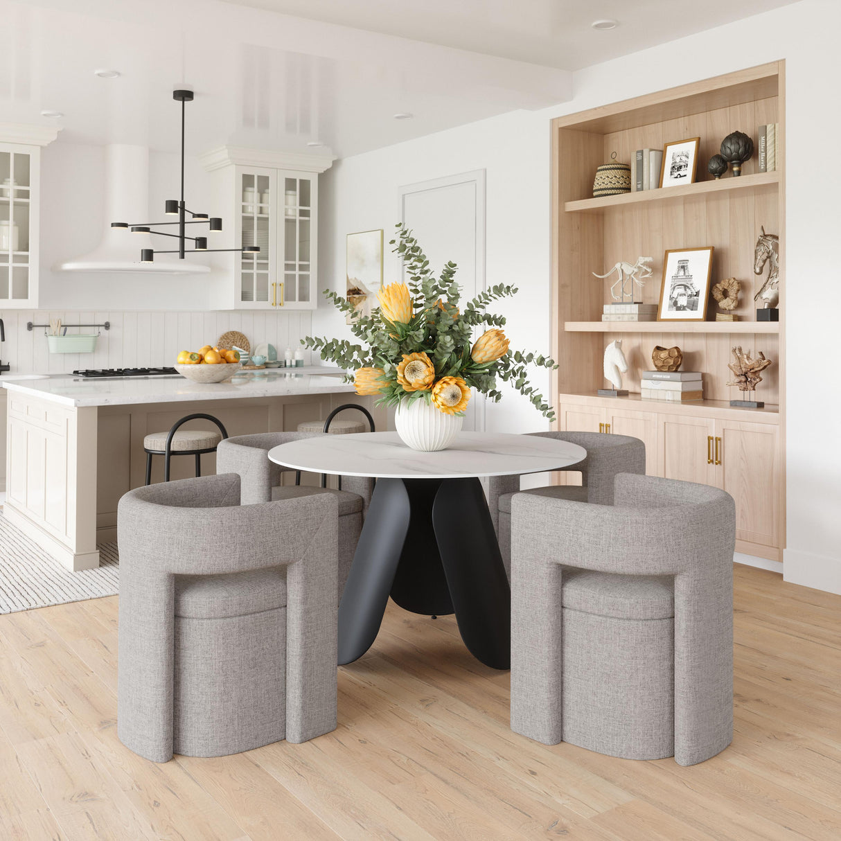 ZUO Papua Dining Chair Gray