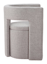 ZUO Papua Dining Chair Gray