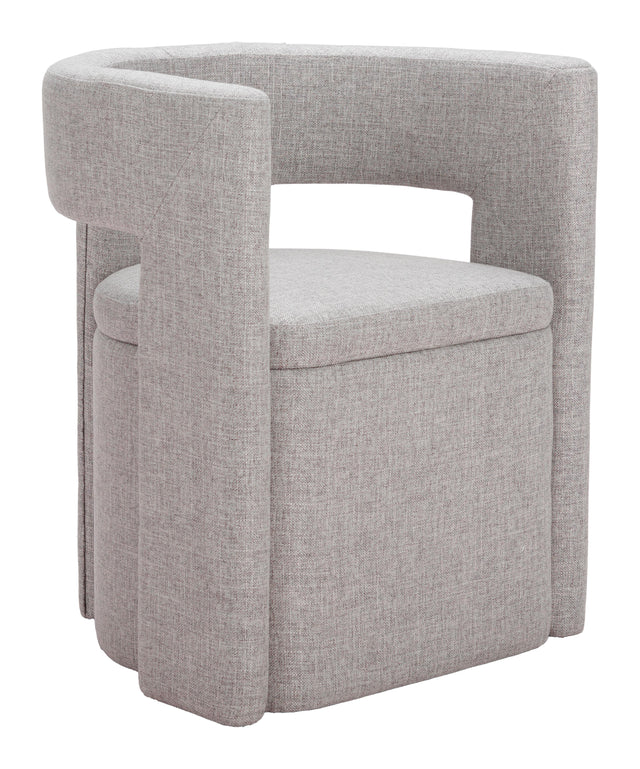 ZUO Papua Dining Chair Gray