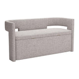 ZUO Papua Storage Bench Gray