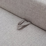 ZUO Papua Storage Bench Gray