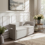 ZUO Papua Storage Bench Gray