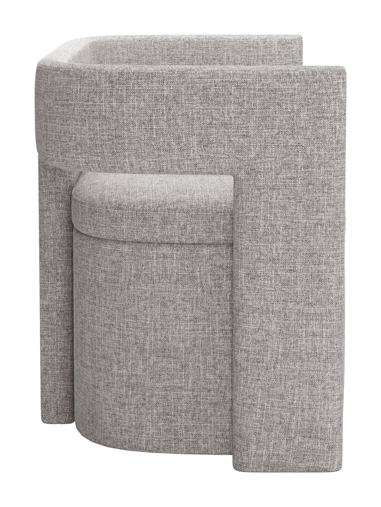 ZUO Papua Storage Bench Gray