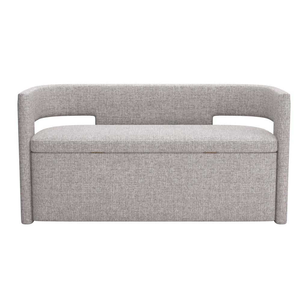 ZUO Papua Storage Bench Gray