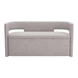 ZUO Papua Storage Bench Gray