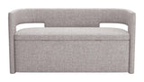 ZUO Papua Storage Bench Gray