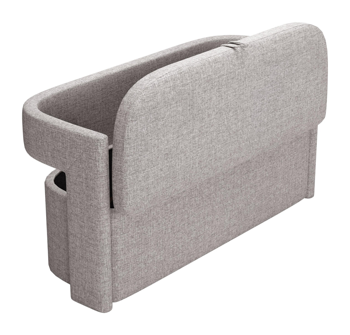 ZUO Papua Storage Bench Gray